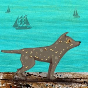 Sea Dog Greeting Card |Graphic Designer, Illustrator, Design, Tasmania