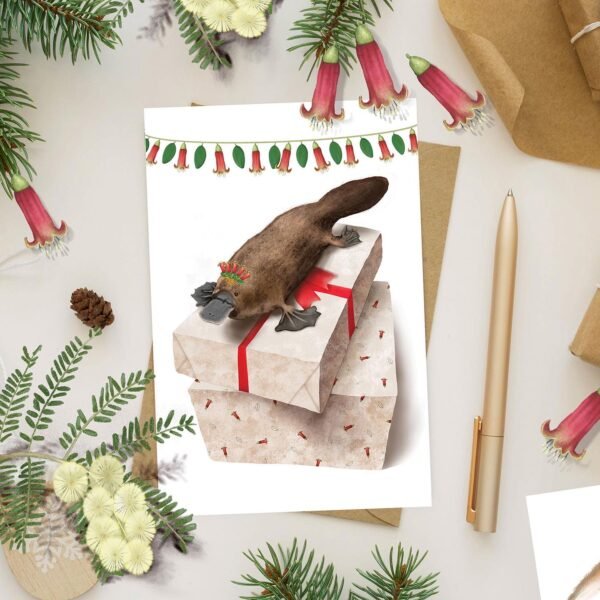 Platypus Christmas Card | Best in Show | Illustrated by Cal Heath