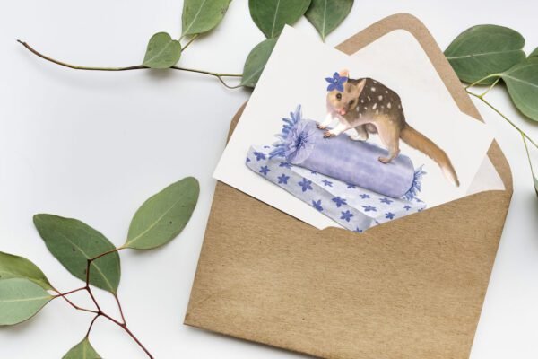 spotted quoll greeting card | best in show | illustration | Cal Heath