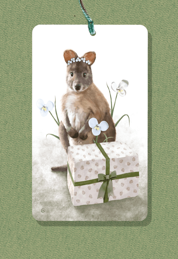 Pademelon present tag | Best in Show | Illustration by Cal Heath