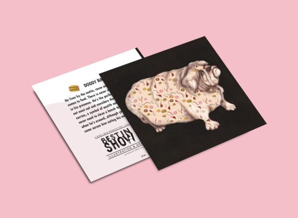Doggy Bag Greeting Card | Best in show | Illustrated by Cal Heath