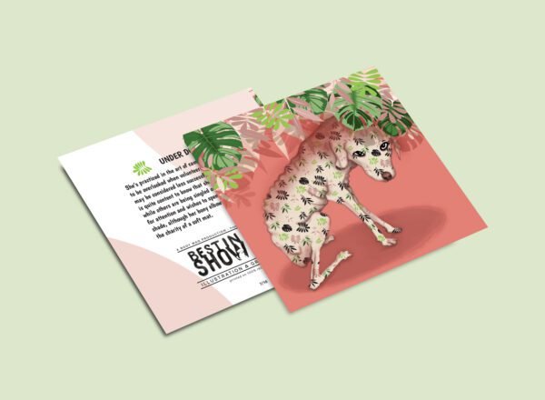 Under Dog Greeting Card | Graphic Designer, Illustrator, Design, Tasmania