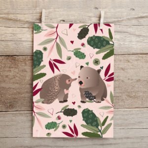 Echidna and Wombat Fine Art Print | Illustrated by Cal Heath | Best in Show
